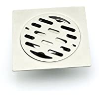 Owfeel - Desagüe para suelo de ducha de acero inoxidable con escurridor extraíble